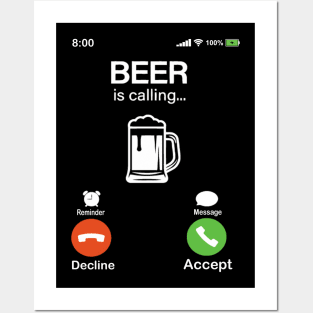 Beer Is Calling-Incoming Cal Posters and Art